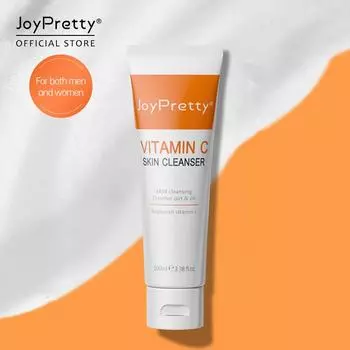 Joypretty Очищающее средство для лица с витамином С, осветляющее глубоко очищающее средство для умывания лица, 100 мл