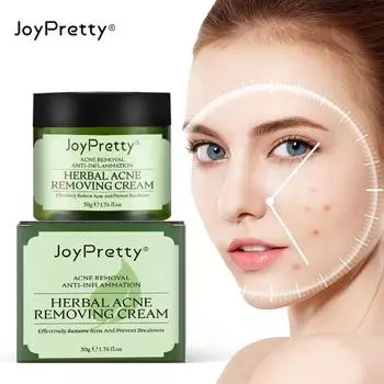 JoyPretty Травяной крем для лица от прыщей и прыщей 50г