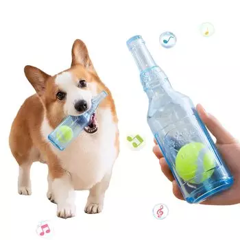 JOYSTECH Собака Звук Жевать Трудно Жевать и Стресс Собака Стоматологический Снятие Недостаток Включает Подходит Для Маленьких Резиновых День Рождения Образовательная Игрушка Игрушка, Игрушка, синий