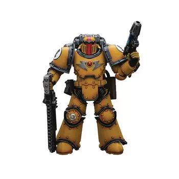 JoyToy Warhammer 40K Imperial Fists Legion MkIII Despoiler Sergeant with Plasma Pistol Scale Figure 118