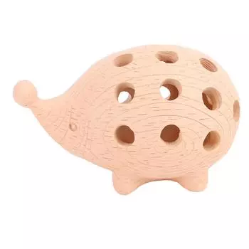 Ёжик деревянная ручка карандаш держатель милый смоляной орнамент животное домашний офис стол принадлежности органайзер аксессуары