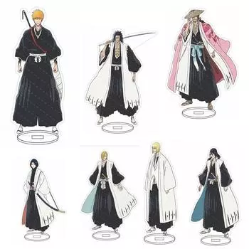 JP аниме Bleach Тысячелетняя кровавая война Arc Kurosaki Ichigo Ishida Uryuu акриловая фигурка стоящая модель Tetsuya Fans 1