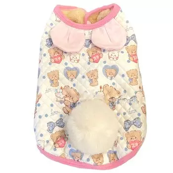 JPETTO Милая одежда для домашних животных Жилет для собак Зимняя одежда для собак Парка Пальто с подкладкой Боа Пушистая одежда для собак Пальто Одежда для кошек Кимоно Теплая одежда для домашних животных