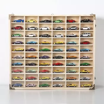 JPLAND Tomica Case Вмещает до 60 автомобилей Выставочный мини-кейс для автомобилей Tomica Mini Car Case 164