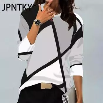 JPNTKY Женская мода осень-зима с длинным рукавом и круглым вырезом повседневные платья S