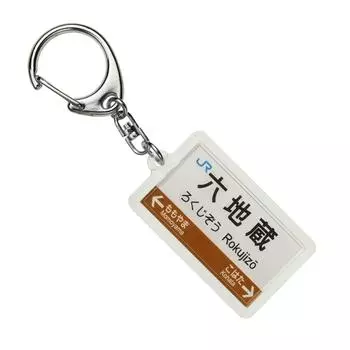 JR West Nara Line Rokujizo Keychain Train Goods
