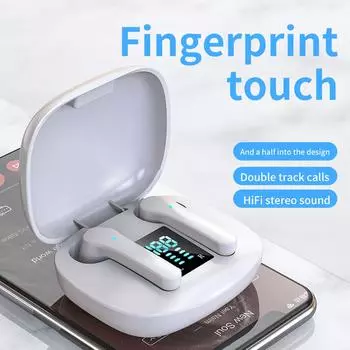 JS36 TWS-Bluetooth Headset Stereo Earbuds Headphone Sports Gaming Earphone 8CM*6CM*5CM чёрный