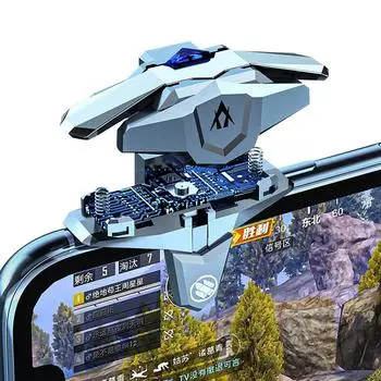 JS66 Электрический телефон игровой триггер быстрый отклик универсальный видеоигры внешний телефон игровой геймпад для iPhone чёрный