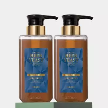 Jsoop Deep Green J Охлаждающий шампунь против выпадения волос с пивными дрожжами 500 мл x 2 1 PCS