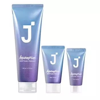 Jsoop Purple J Aqua Marine Несмываемая вода для волос, набор 200 мл + 30 мл + 15 мл