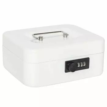 Jssmst Hand Safe Тип циферблата Металл 20x16x9 см Размер B6 CB0702M (белый)