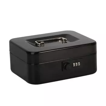 Jssmst Hand Safe Тип циферблата Металл 20x16x9 см Размер B6 CB0702M (черный)