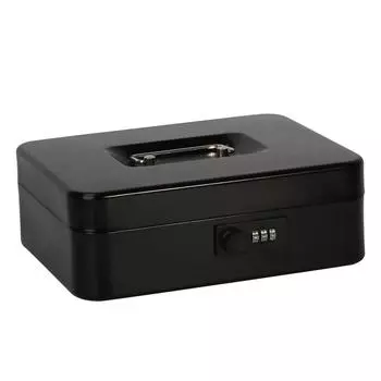 Jssmst Hand Safe Тип циферблата Металл 25x20x9 см Формат A5 CB0701L (черный) чёрный