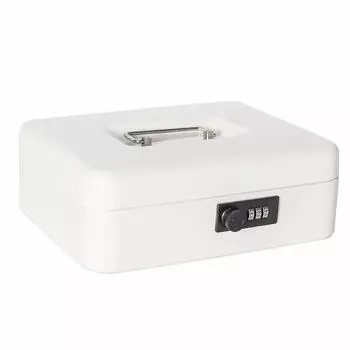 Jssmst Hand Safe Тип циферблата Металл 25x20x9 см Формат A5 CB0701L (белый)