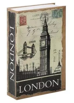 Jssmst Словарь Сейф Скрытый Сейф Тип Циферблата Безопасность Хранение CB0901M 24x16x5.5cm (Лондон)