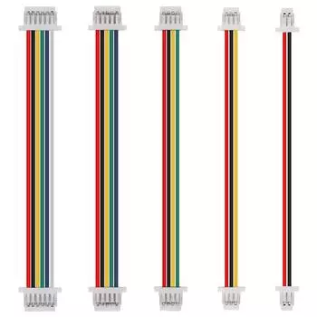 JST SH1.0 1,0 мм гнездо-гнездо разъем кабеля проводной разъем двойной штекер JST 1.0 2/3/4/5/6 штырьковый разъем 28AWG гнездовой терминал 2P