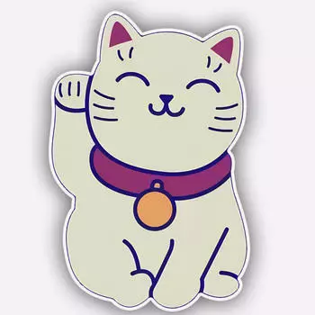 JT101#10x15см Милая кошечка наклейка на машину Креативная наклейка Виниловая наклейка Водонепроницаемые наклейки на мотоцикл 10x15cm