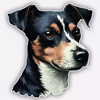 JT102#13.5x15см Милая аниме собака наклейка на автомобиль виниловая водонепроницаемая мотоцикл наклейка 13.5x15cm