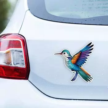 JT119#14x14см Креативные красочные наклейки с птицами, наклейки на автомобиль, наклейки на мотоцикл, наклейки на ноутбук, наклейки на холодильник 14x14cm