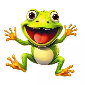 JT124#15x14см Очаровательная виниловая наклейка на автомобиль с изображением лягушки - яркая и водонепроницаемая наклейка для автомобилей и мотоциклов - прочная, привлекающая внимание конструкция 15x14cm