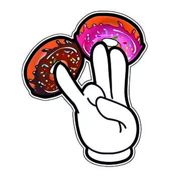 JT134#12x15см В розовом воняющем отвратительном грязном ненадлежащем - Наклейка Графическая - Авто, Стена, Ноутбук, Грузовик Наклейка Для Windows, Автомобили, Грузовик 12x15cm