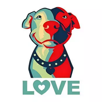 JT139#10x15см Pitbull - Наклейка Love - Наклейка Графическая - Авто, Стена, Ноутбук, Мобильный, Грузовик Наклейка Для Windows, Автомобили, Грузовики 10x15cm