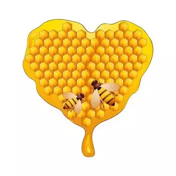 JT147#13x14см Сердцевидная наклейка на машину в виде пчелы для ноутбука, бутылки, грузовика, телефона, мотоцикла, фургона, внедорожника 13x14cm