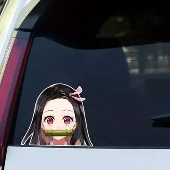 JT29 # Автомобильная наклейка с мультяшным животным, водонепроницаемая виниловая наклейка, автомобильные аксессуары, декор A-15cm-Longest Side