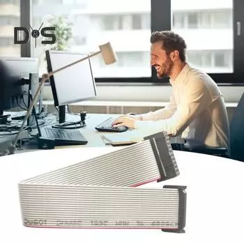 JTAG тестовый кабель универсальный простой в использовании стабильные задачи программирования 20 контактов 2,54 мм шаг ленточный кабель аксессуары серый