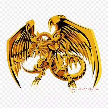 Ю Ги О Драгао Аладо Де Ра Юги Муто Ю-ги-о! Священная карта, железные нашивки для одежды, наклейки с аппликациями на одежду, термочувствительная нашивка на заказ