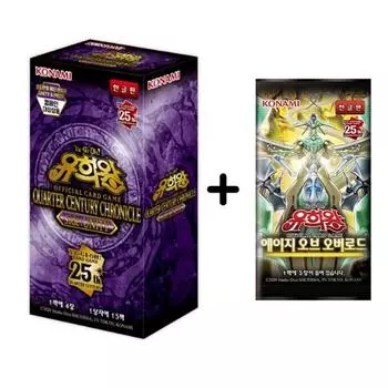 Ю-Ги-О «Хроники четверти века», сторона СТОРОНА: ЕДИНСТВО 1 коробка (Включает 1 пакет обновления Age of Overlord.), популярная корейская игра