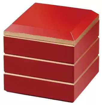 Jubako Made in Japan 3 Tiers Dimensions Diamond Takamori Shubuchikin x x J-kitchens 6.5 19.7cm 19.7cm 19.7cm