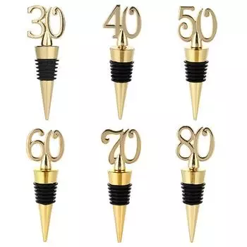 Юбилей День рождения Вечеринка Номер Винные бутылки Пробки Бар Праздничная бутылка Сохранение свежести Пробка