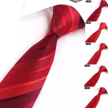 Юбилейный красный праздничный галстук-шоу Свадебный галстук