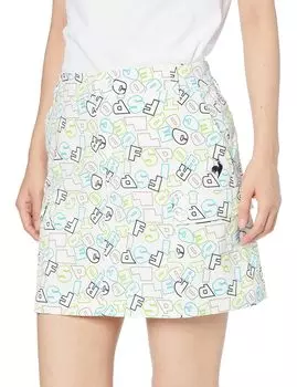 Юбка Coq Sportif с логотипом внутри, водостойкая, QGWWJE01 WH00 [Le Golf] гетры, узор, карго, водоотталкивающая, гольф, (белый)