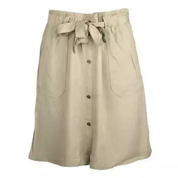 Юбка цвета хаки на пуговицах и накладных карманах Женская DEELUXE 74 42 хаки