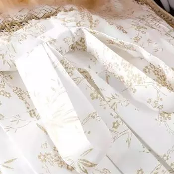 Юбка для девочек в национальном стиле ханьфу, женская, весна, осень и зима 2024 года, новое улучшенное платье для белой лошади в стиле династии Мин one size fits all белый