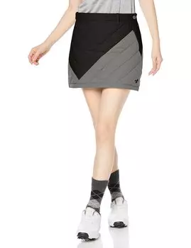 Юбка для гольфа Stretch Hybrid Green Down DGWSJE08 BK00 Эквивалент японского размера L [DESCENTE GOLF] [модель осень/зима 21] женская (черный)