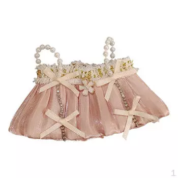 Юбка для кукол с подтяжками, платье для ролевых игр, аксессуары для одежды для ребенка ростом 17 см