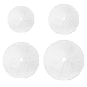 Юбка для рождественской елки 78/90/122/150 см, круглая юбка для рождественской елки из искусственного меха, чехол для основания дерева для веселой рождественской вечеринки, новогоднего украшения 122cm