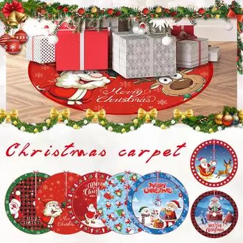 Юбка для рождественской елки, фартук для рождественской елки на праздничную вечеринку One Size