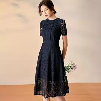 Юбка для женщин, летняя, больших размеров, свободная, однотонная, винтажная, скелетная, юбка, повседневная, с принтом, мягкая, длинная, праздничные платья XXXL синий