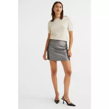 Юбка HMA line серебристого цвета 1024166008