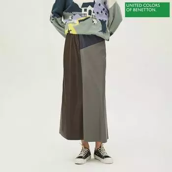Юбка из искусственной кожи Benetton Benetton Bask91261 Br Braun/42