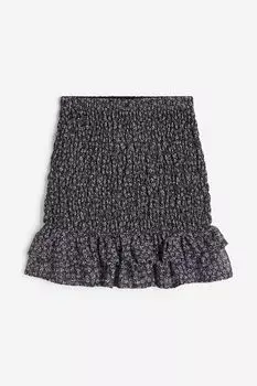 Юбка из шифона со сборками