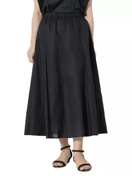 Юбка-клеш с ластовицей, ЧЕРНАЯ, ОДИН РАЗМЕР [Beams Heart] Женская чёрный