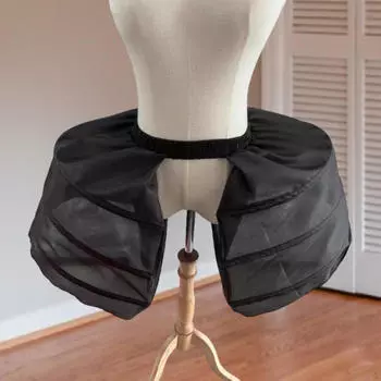 Юбка-кольцо в клетку, женская юбка-кольцо, паньер для вечеринки, выпускного, Хэллоуина