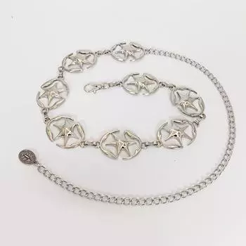 Юбка костюм украшение пояс для женщин девочек высокое качество металлическая талия цепь панк регулируемый ремень аксессуары для одежды