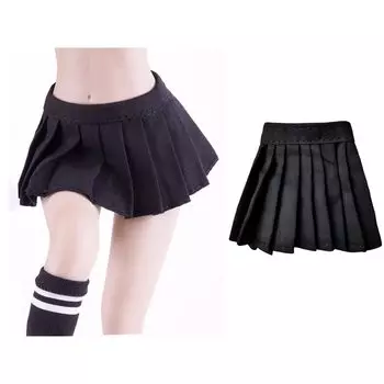 Юбка Кукольный наряд Одежда Плиссированная юбка Кукольная одежда дюймовая женская мини-юбка Фигурка Кукольная одежда Кукольный наряд Кукольный наряд Сменный наряд для куклы черный чёрный