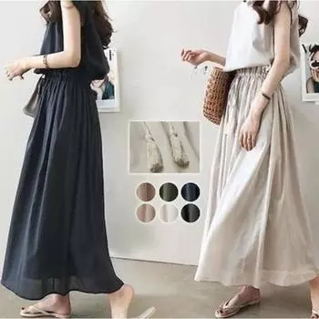 Юбка-маятник Literary, летнее, новое, свободное, большого размера, с короткими рукавами, из хлопка и льна, для женщин S чёрный